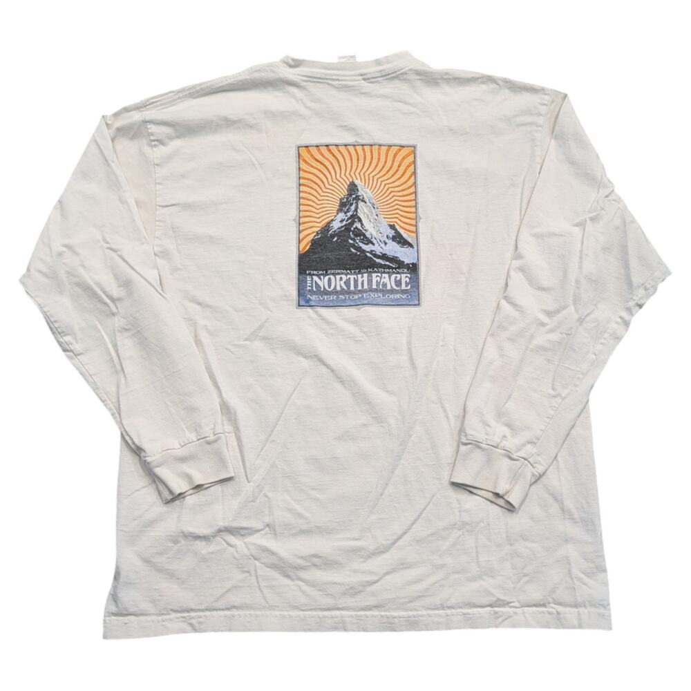 90s The North Face Never Stop Exploring Long Sleeve T Shirt